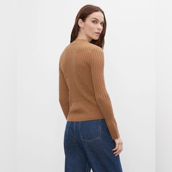 NWT Club Monaco Signature Ribbed Mock Neck Sweater. 100% Wool ❤️ - Picture 4 of 10